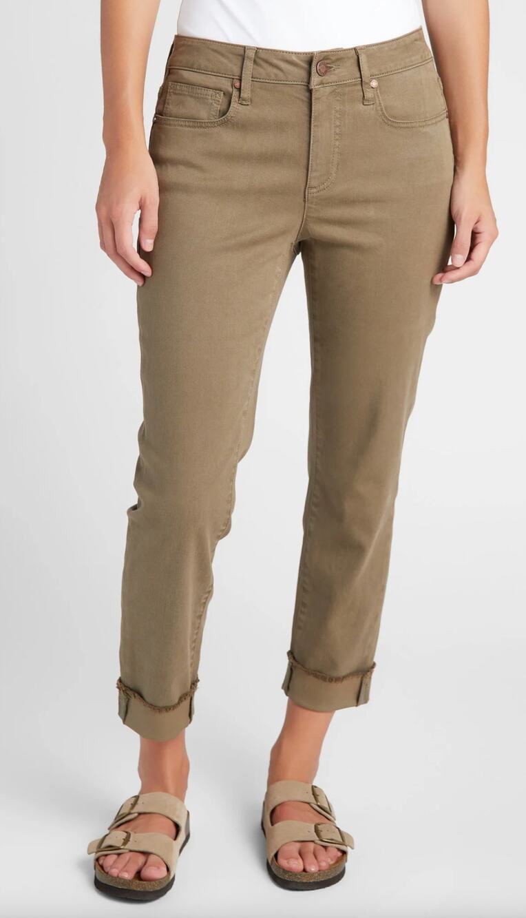 Herizon Lana Cropped Straight Leg Jeans Coriander Womens Size 14 New